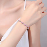 925 Silver Dark Sapphire Bracelet for Student