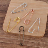 20pcs 45mm Bronze Safety Brooch Pin Base for Jewelry Making DIY
