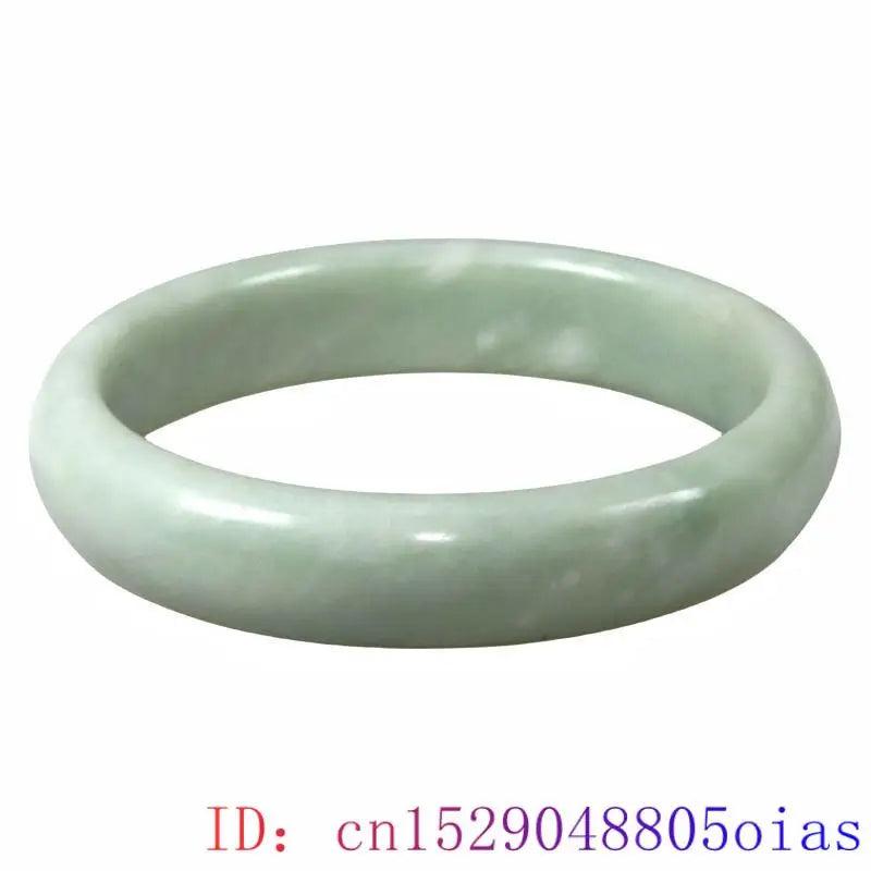 Green Jade Bracelet Bangle for Women Men Gemstone Jewelry