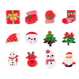 30 Pcs Christmas Craft Magnet Set for DIY Refrigerator Adornment