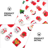30 Pcs Christmas Craft Magnet Set for DIY Refrigerator Adornment