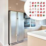 30 Pcs Christmas Craft Magnet Set for DIY Refrigerator Adornment