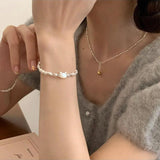 925 Silver Moonstone Cat Bracelet for Women Girl Jewelry Gift