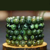 Natural Medicine King Stone Jade Magnetic Bracelet Men Women Healing Gemstone