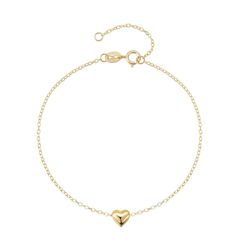 925 Silver Heart Bracelet for Women Charm Pendant Statement Fine Jewelry