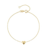 925 Silver Heart Bracelet for Women Charm Pendant Statement Fine Jewelry