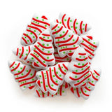 10pcs Christmas Tree Silicone Teether Beads Food-Grade DIY Jewelry Accessories