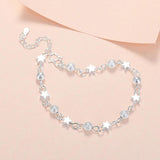 925 Silver Small Star Fresh Bracelet Star Bracelet For Women Round Bead