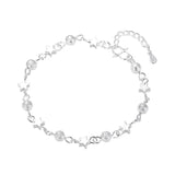 925 Silver Small Star Fresh Bracelet Star Bracelet For Women Round Bead