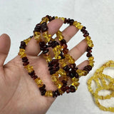 Natural Amber Beads Bracelet for Gemstone Jewelry Bangle