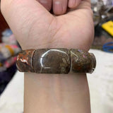 Rainforest Agate Bracelet Natural Gemstone Bangle