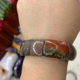 Rainforest Agate Bracelet Natural Gemstone Bangle