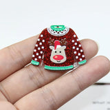 10Pcs Christmas Snowman Charm Pendant for DIY Earring Necklace KeyChain