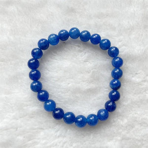 Sapphire Natural Stone Bracelet Vintage Charm Beads Jewelry