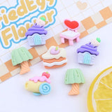 20pcs Resin Baby House Flatback Cabochons for Christmas Crafts