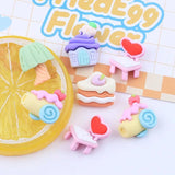 20pcs Resin Baby House Flatback Cabochons for Christmas Crafts