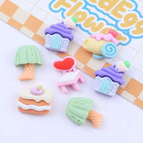 20pcs Resin Baby House Flatback Cabochons for Christmas Crafts