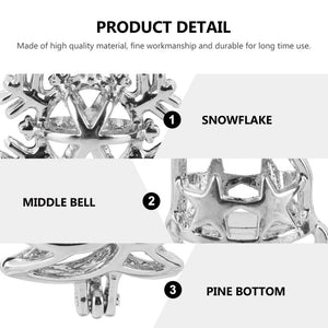 4 Pcs Essential Oil Diffuser Cage Pendant Christmas Jewelry Bead Hanging Orna