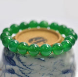 Emerald Cuff Charm Bangle Bracelet