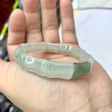 Natural Jade Stone Beads Bracelet Gemstone Bangle Women's Gift