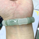 Natural Jade Stone Beads Bracelet Gemstone Bangle Women's Gift