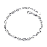 AAA Zircon Amethyst Bracelet 925 Jewelry Silver Gemstones Engagement