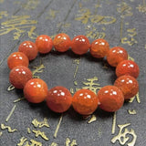 Red Jade Bracelet Dragon Scale Agate Beaded Bracelet