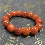 Red Jade Bracelet Dragon Scale Agate Beaded Bracelet