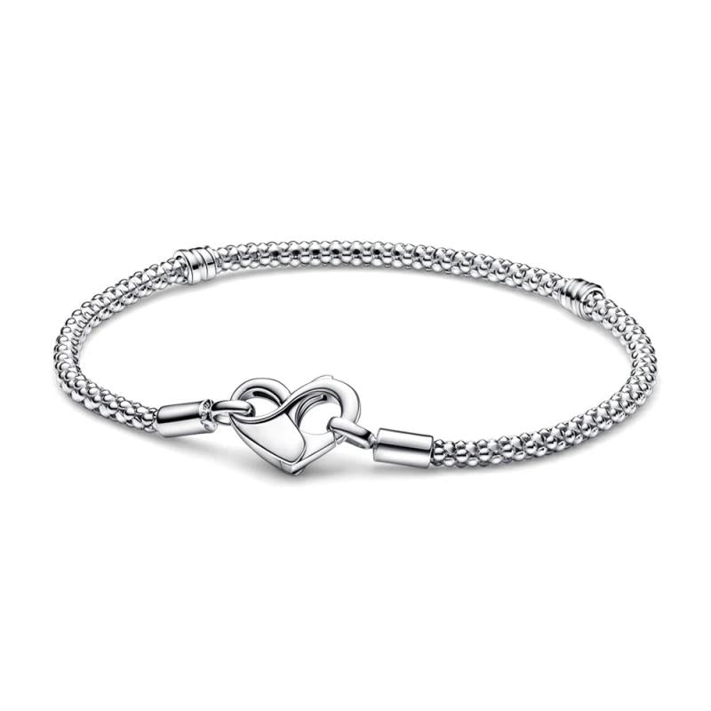 Heart Lock Stud Necklace Bracelet DIY Jewelry