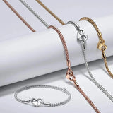 Heart Lock Stud Necklace Bracelet DIY Jewelry