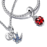 Heart Lock Stud Necklace Bracelet DIY Jewelry