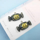 10pcs Pumpkin Ghost Candy Charms DIY Earrings