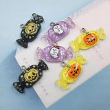 10pcs Pumpkin Ghost Candy Charms DIY Earrings
