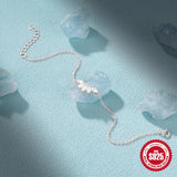 925 Silver Crown Zircon Flower Bracelet for Women