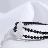 Moon Stone Bracelet With Spinel For Women Handwork Jewelry