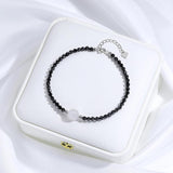 Moon Stone Bracelet With Spinel For Women Handwork Jewelry