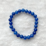Sapphire Crystal Beads Bracelet Magnetic Health Protection Elastic Thread 8mm