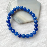 Sapphire Crystal Beads Bracelet Magnetic Health Protection Elastic Thread 8mm