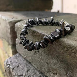 Natural Hypersthene Bracelet Stone Irregular Beads Women Jewelry