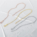 925 Silver Mini Round Beads Bracelet Romantic Chain Bracelets Classic Jewelry