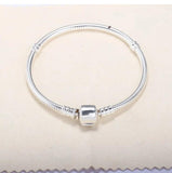 925 Silver Long Snake Chain Bracelet Wedding Jewelry Women