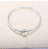 925 Silver Long Snake Chain Bracelet Wedding Jewelry Women