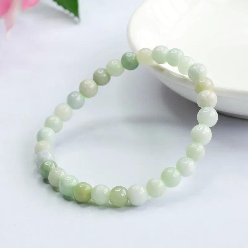 Natural Myanmar Jadeite Bracelet Men Women Healing Gemstone Fine Jewelry