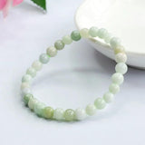 Natural Myanmar Jadeite Bracelet Men Women Healing Gemstone Fine Jewelry