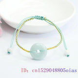 Burmese Jade Donut Bracelet Natural Gemstone Jewelry