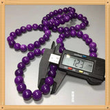 Natural Stone Purple Jade Bracelet Healing Gemstone Fine Jewelry Bangles