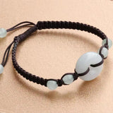 Burmese Jade Donut Bracelets Gemstone Bangle Women
