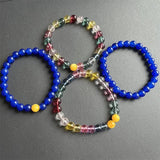 8MM Sapphire Quartz Beaded Bracelet for Women