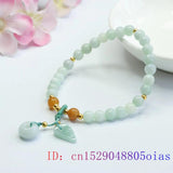 Burmese Jade Donut Bracelets Women Bangle Charms Gift Gemstone