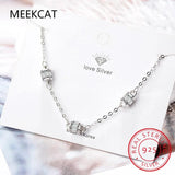 925 Silver Lucky Beads Bracelet Gemstone Cylinder Jewelry